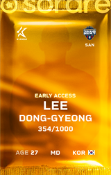 Lee Dong-Gyeong card
