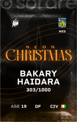 Bakary Haidara - limited