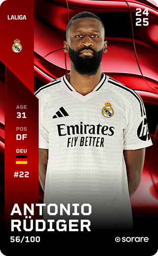 Antonio Rüdiger - rare