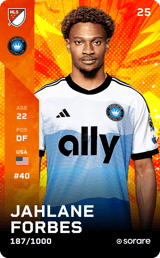 Jahlane Forbes - limited