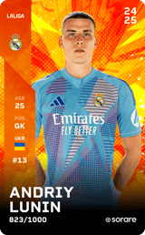 Andriy Lunin - limited