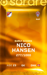 Nicholas Hansen - limited