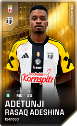 Adetunji Adeshina - limited