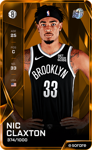 Nic Claxton - limited