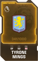 Tyrone Mings - limited