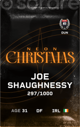 Joe Shaughnessy - limited