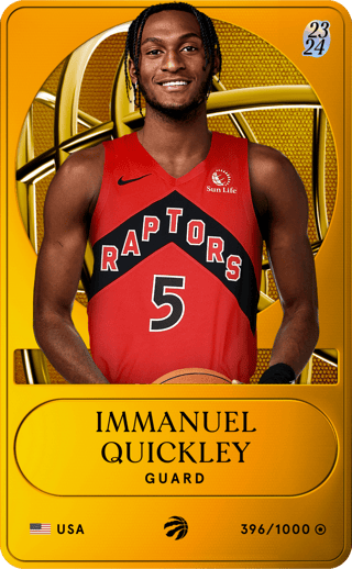 Immanuel Quickley - limited