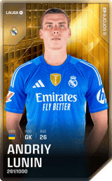 Andriy Lunin - limited