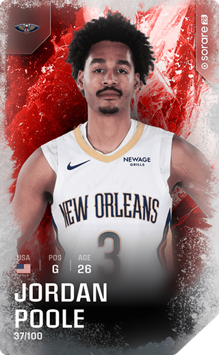 Jordan Poole - rare
