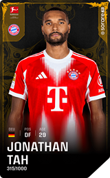 Jonathan Tah - limited