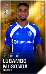 Lubambo Musonda - limited