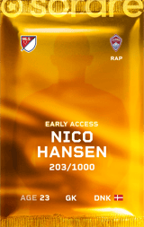 Nicholas Hansen - limited