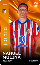Nahuel Molina - limited