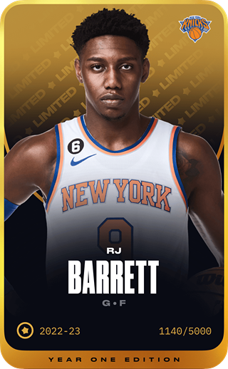 RJ Barrett - limited