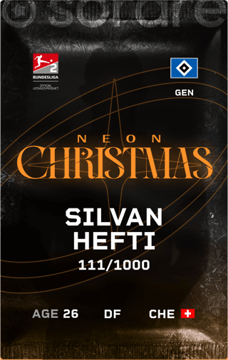 Silvan Hefti - limited