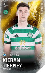 Kieran Tierney - limited