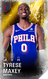 Tyrese Maxey - limited