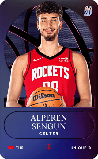 Alperen Sengun - unique