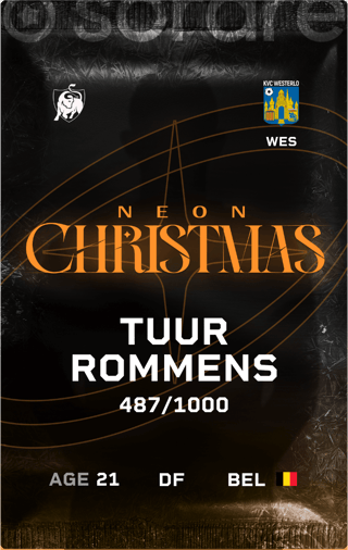 Tuur Rommens - limited