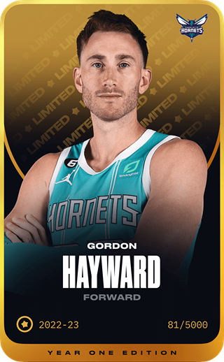 Gordon Hayward - limited