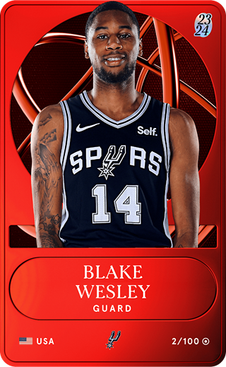 Blake Wesley - rare