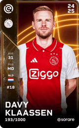 Davy Klaassen - limited