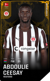 Abdoulie Ceesay - limited