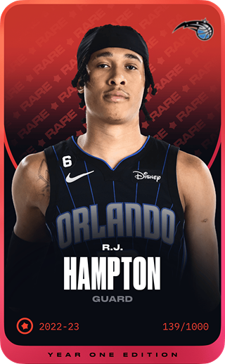 RJ Hampton - rare