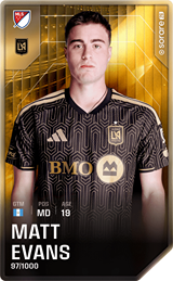 Matthew Evans - limited