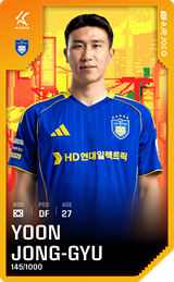 Yoon Jong-Gyu - limited