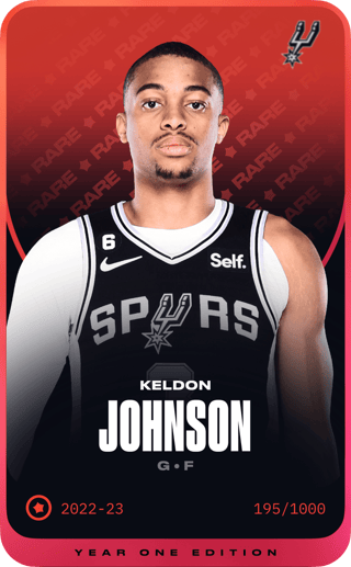 Keldon Johnson - rare