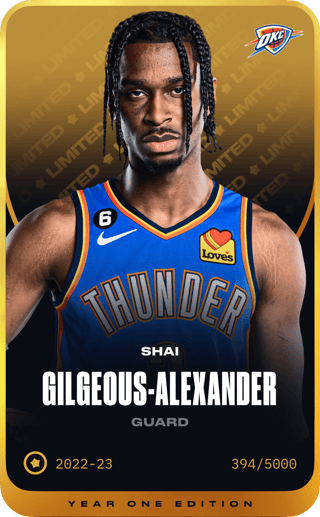 Shai Gilgeous-Alexander - limited