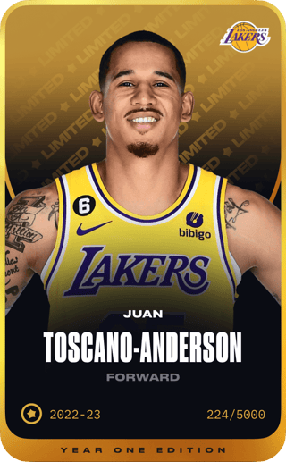 Juan Toscano-Anderson - limited