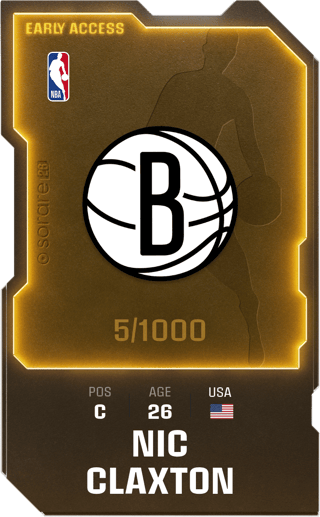 Nic Claxton - limited