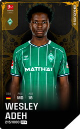 Wesley Adeh - limited