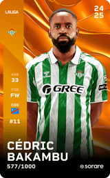 Cédric Bakambu - limited