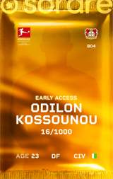 Odilon Kossounou - limited