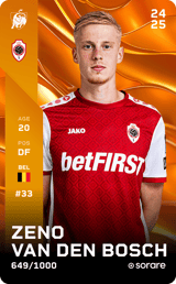 Zeno Van Den Bosch - limited