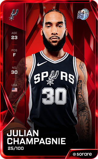 Julian Champagnie - rare