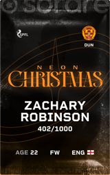 Zachary Robinson - limited