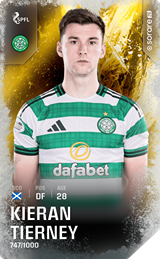Kieran Tierney - limited