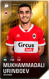 Muhammadali Oʻrinboyev - limited