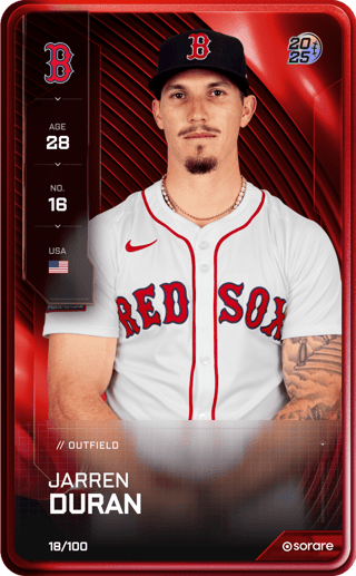 Jarren Duran - rare