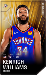 Kenrich Williams - limited