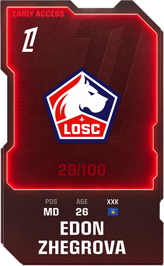 Edon Zhegrova - rare