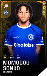 Momodou Sonko - limited