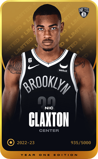 Nic Claxton - limited