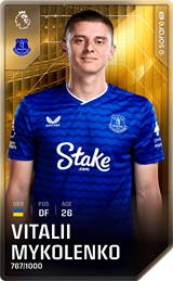 Vitalii Mykolenko - limited