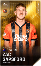 Zachary Sapsford - limited