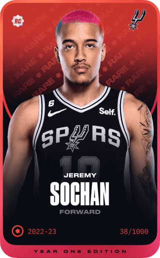 Jeremy Sochan - rare